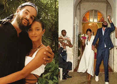 Lais Ribeiro e Joakim Noah