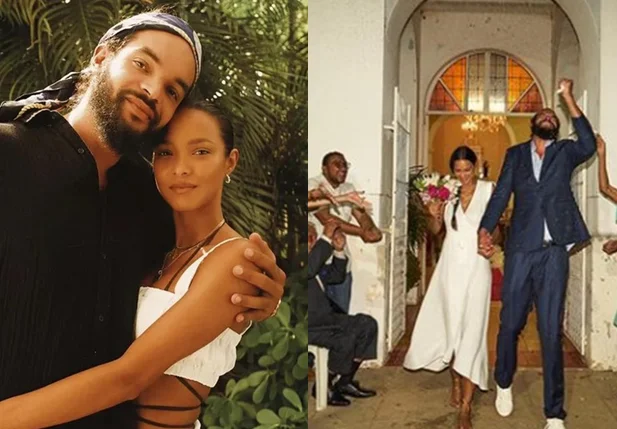 Lais Ribeiro e Joakim Noah