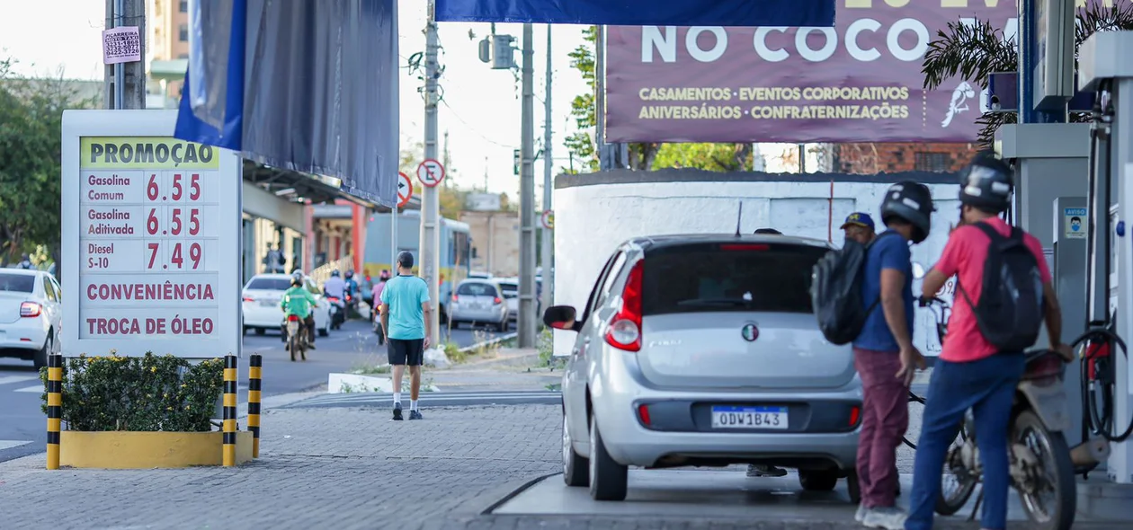 Litro da gasolina acima de R$ 6,50