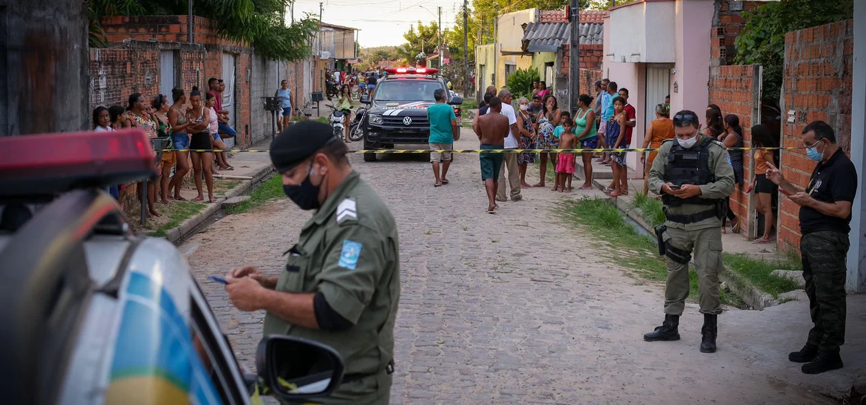 Local onde a vítima foi assassinada
