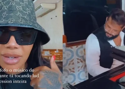 Ludmilla se surpreende com pianista em Teresina