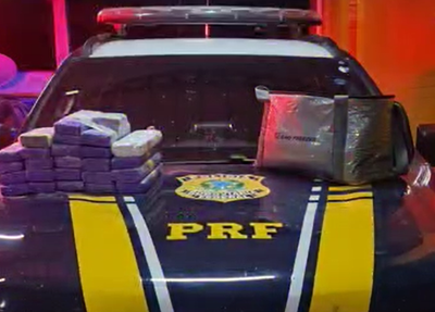 Maconha apreendida em Floriano