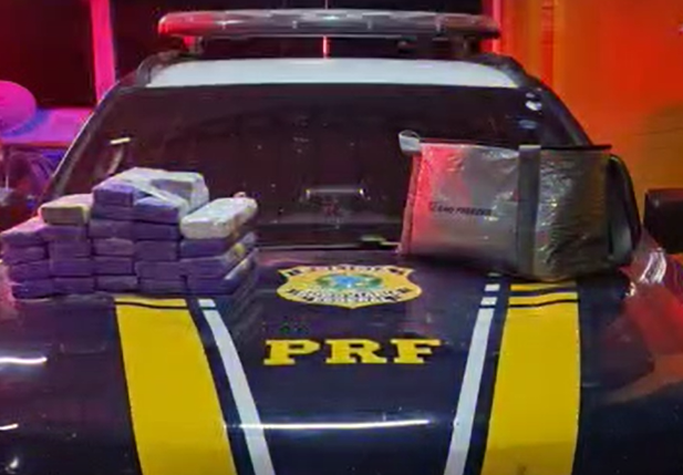 Maconha apreendida em Floriano