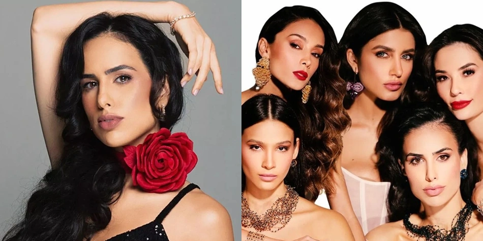 Miss Universo Brasil 2022 e as outras finalistas ao seu lado
