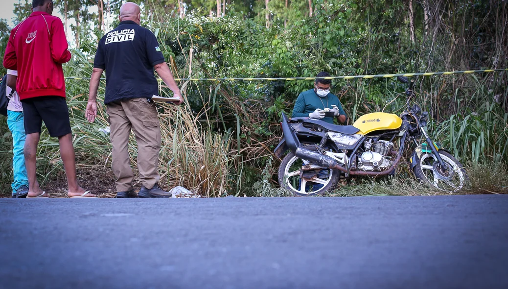 Moto da vítima