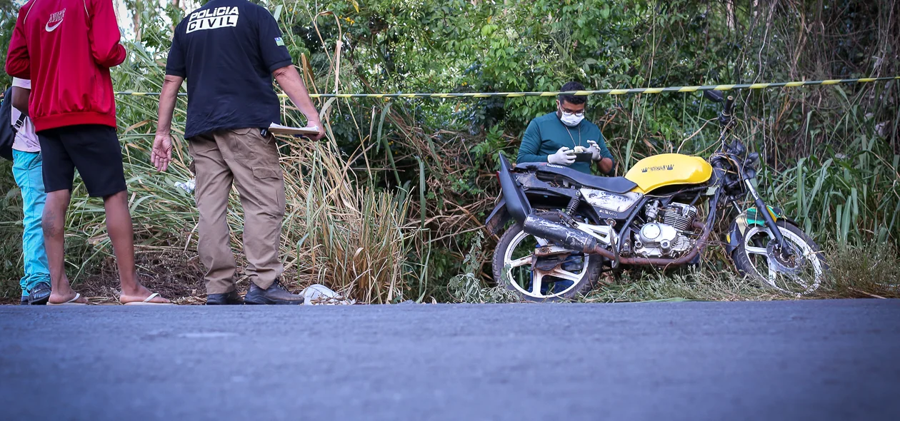 Moto da vítima