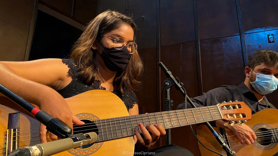 O curso de violão será oferecido no Palácio da Música
