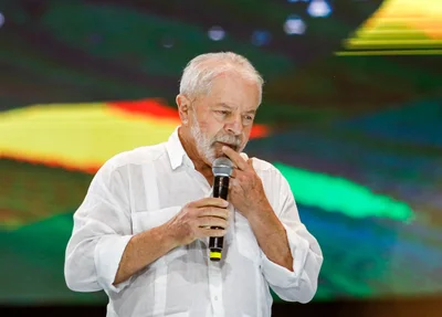 O pré-candidato a Presidência da República Luiz Inácio Lula da Silva (PT)