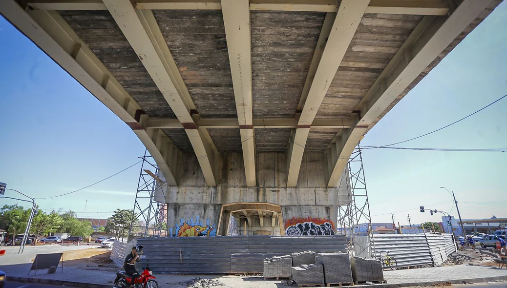 Obra do viaduto deve ser entregue no aniversário de Teresina