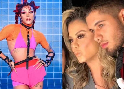 Pabllo Vittar, Zé Felipe e sua mãe, Poliana Rocha