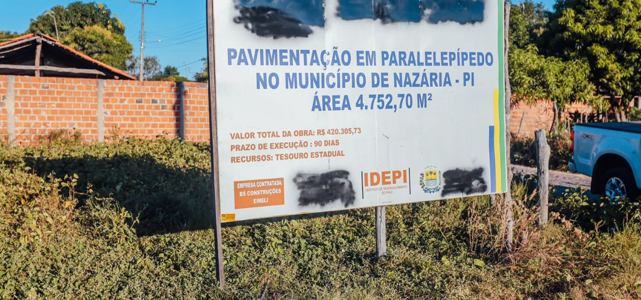 Pavimentação em Paralelepípedo no Município de Nazária