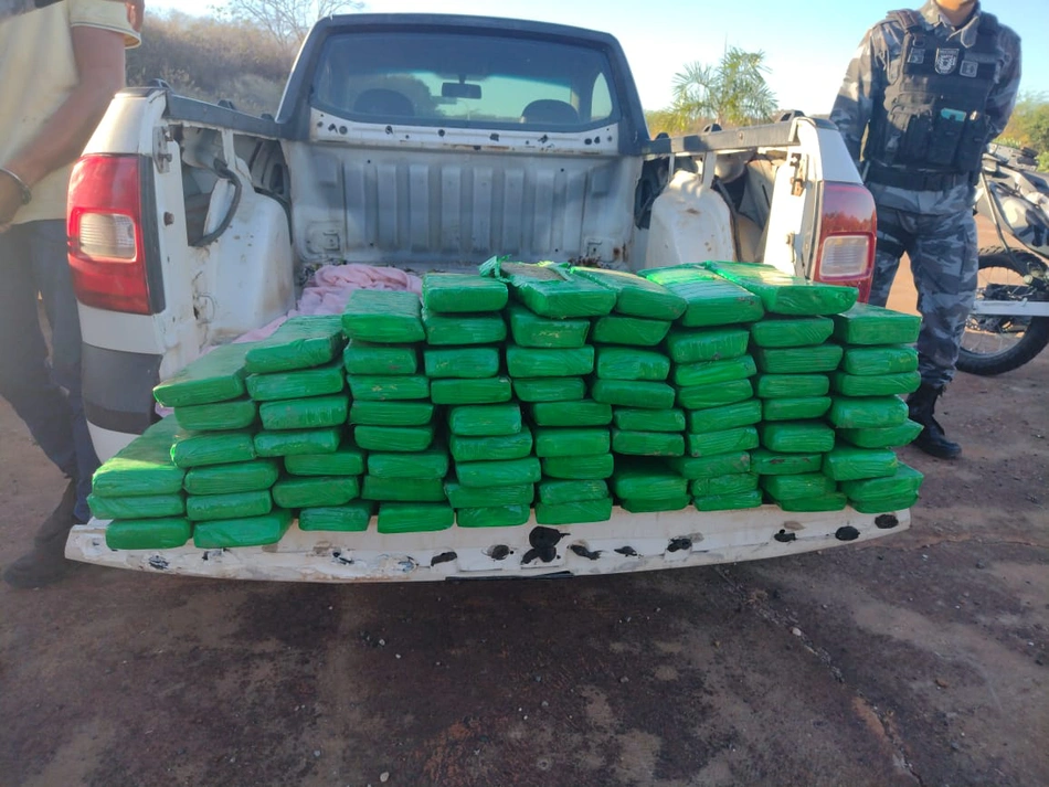 PM apreende maconha avaliada em R$ 150 mil em Simplício Mendes