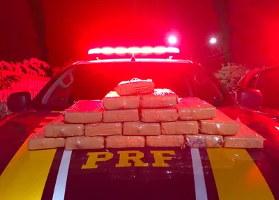 Polícia Rodoviária Federal apreendeu 20 kg