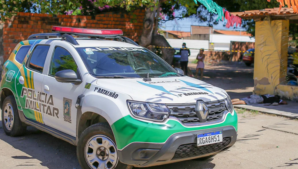 Policiais do 1º BPM estiveram no local