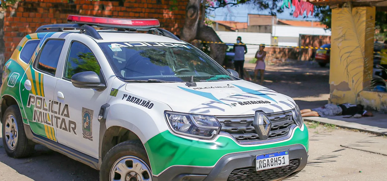 Policiais do 1º BPM estiveram no local