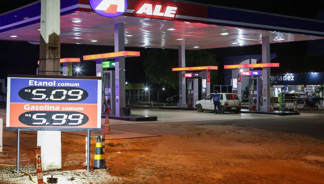 Posto Ale na BR 343 com gasolina a R$ 5,99