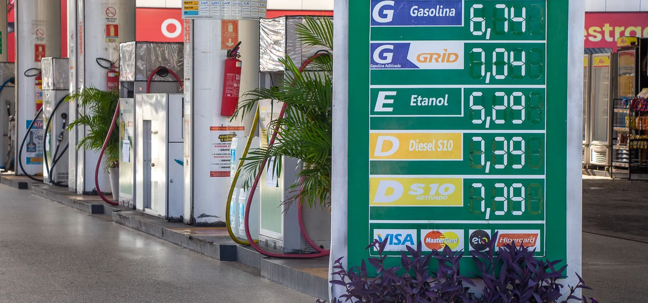 Posto de combustível da zona Leste
