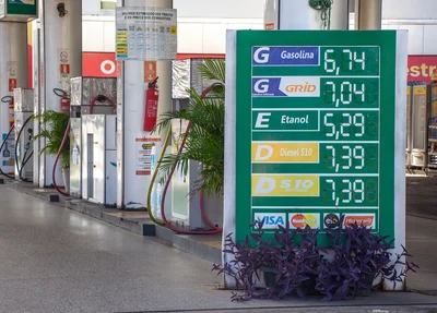 Posto de combustível da zona Leste