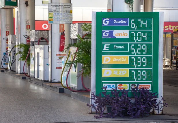 Posto de combustível da zona Leste