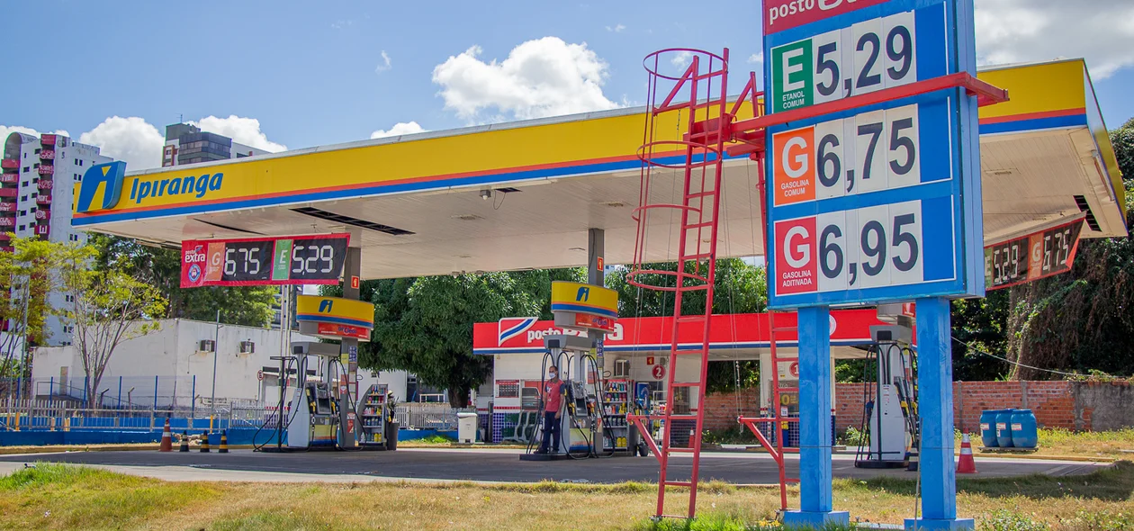 Posto de combustível na zona Leste de Teresina