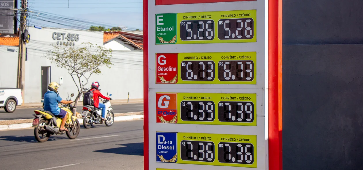 Posto de combustível na zona Sul de Teresina