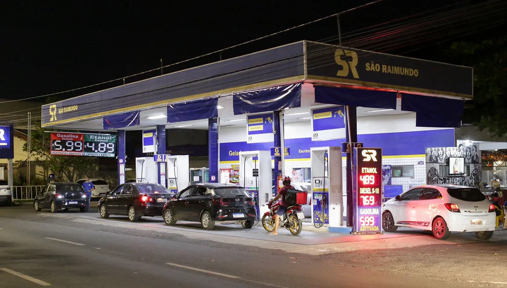 Posto São Raimundo na Avenida Miguel Rosa