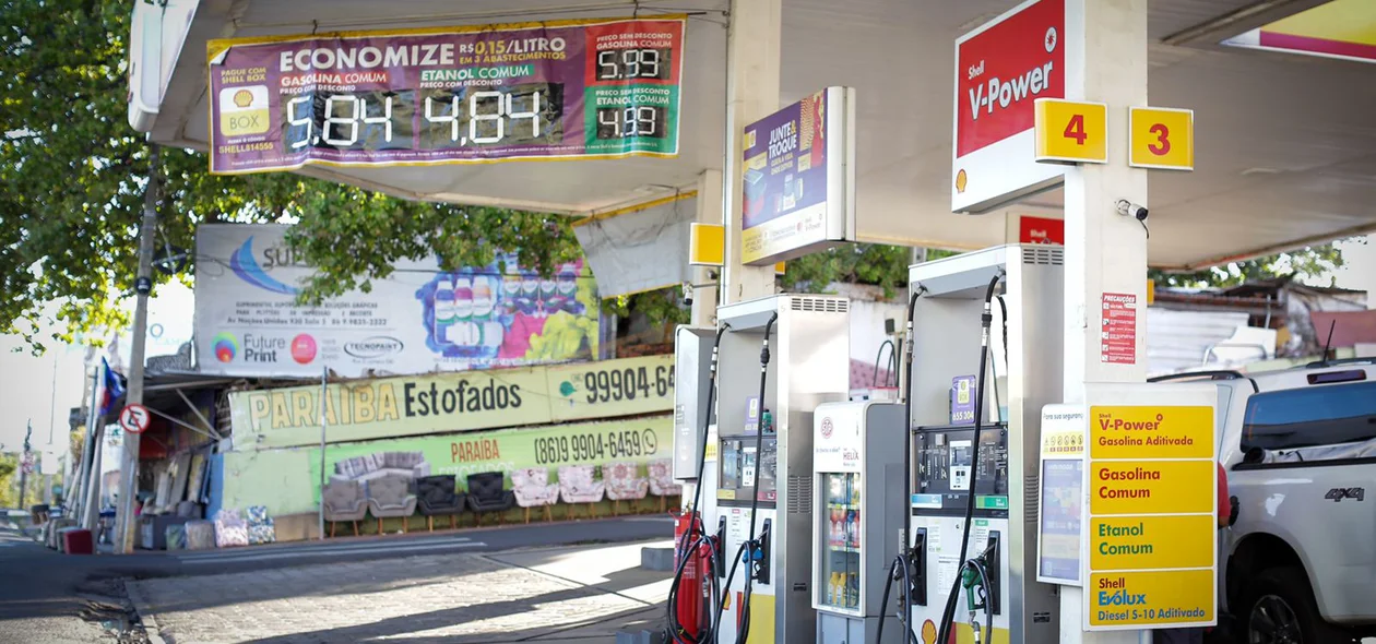 Preço da gasolina em Teresina a R$ 5,99