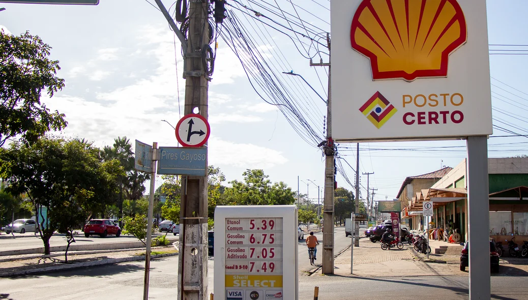 Preço da gasolina na zona Leste de Teresina