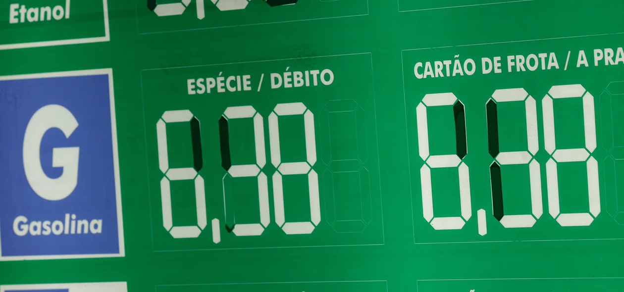 Preço do litro da gasolina comercializado em Teresina