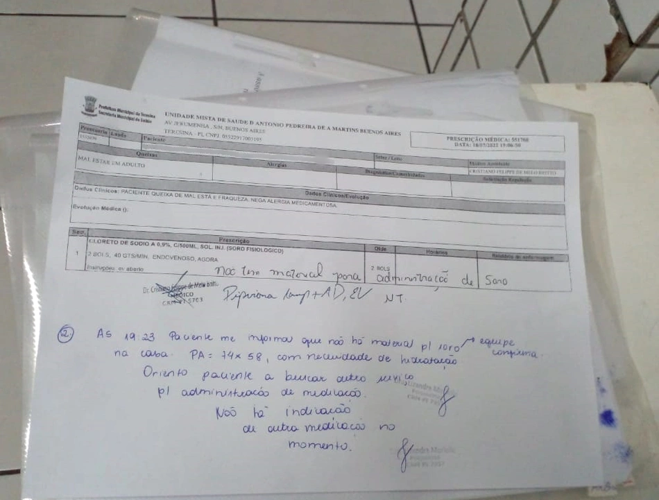 Prescrição médica