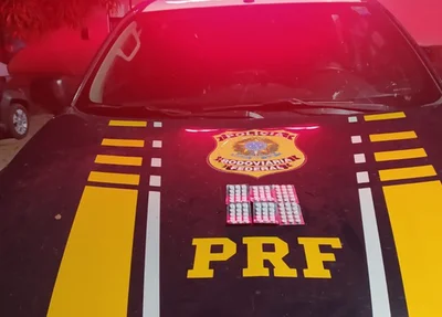 PRF apreende 200 comprimidos de rebite na BR 135 em Bom Jesus