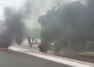 Protesto contra morte de traficante em Barras
