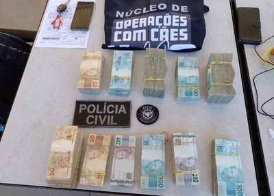 R$ 300 mil apreendidos pela DEPRE