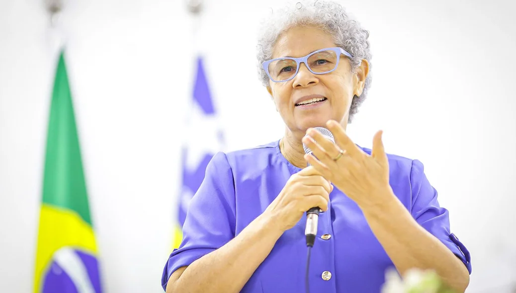 Regina Sousa fala aos presentes