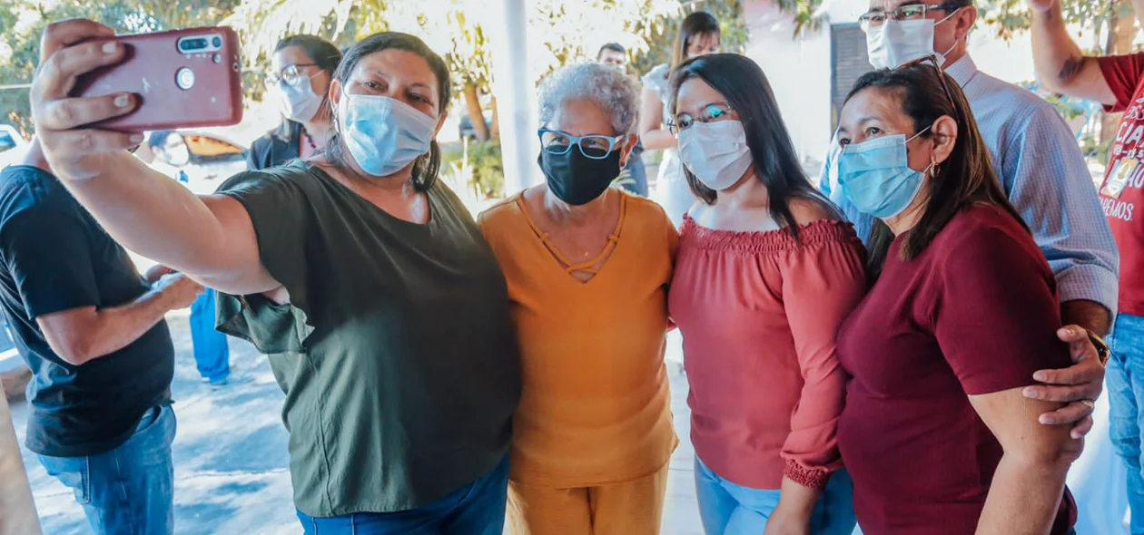 Regina Sousa visitou a cidade de Nazária