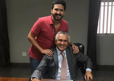 Ronaldo Caiado e o filho