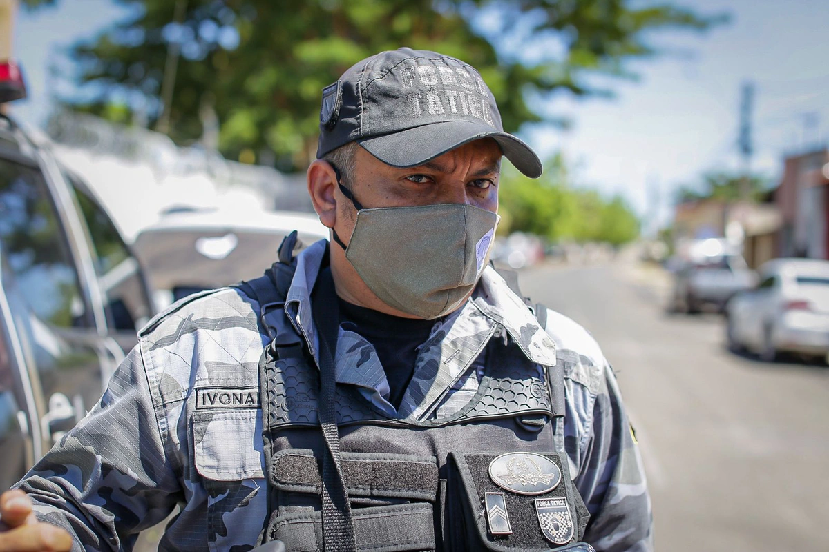 Sargento Ivonaldo, do 8º Batalhão da PM