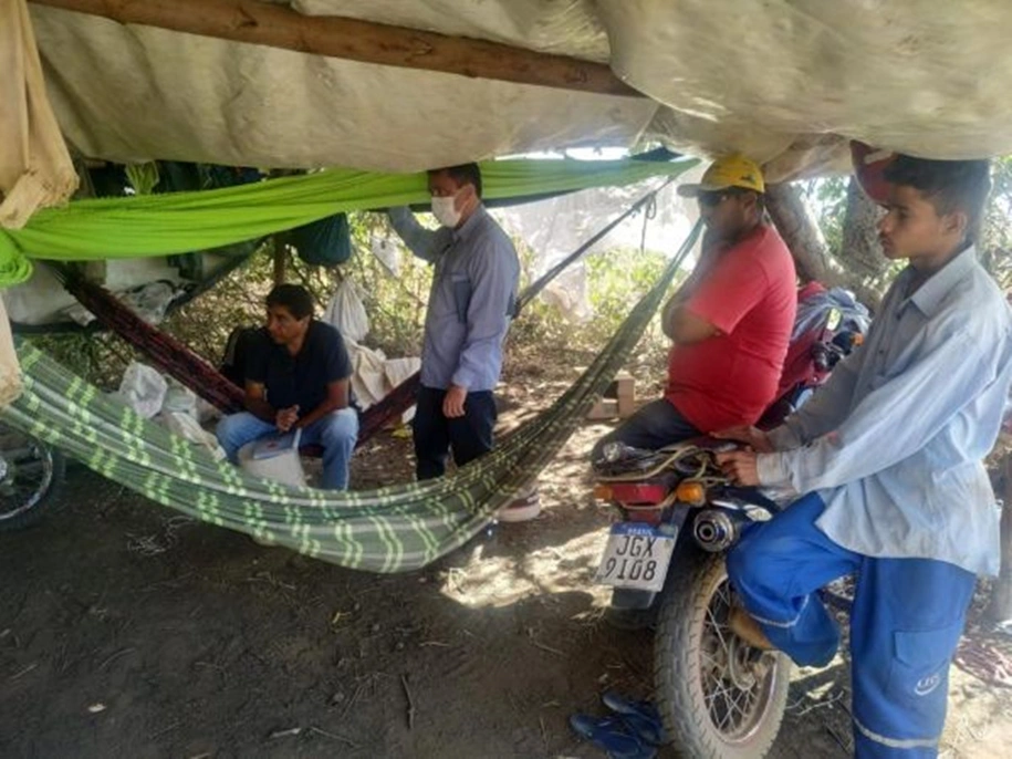 Trabalhadores resgatados no Sul do Piauí