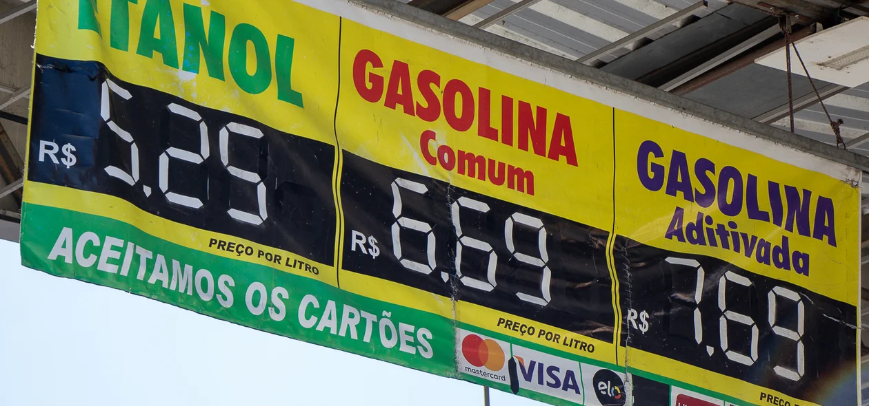 Valor da gosolina na zona Sudeste