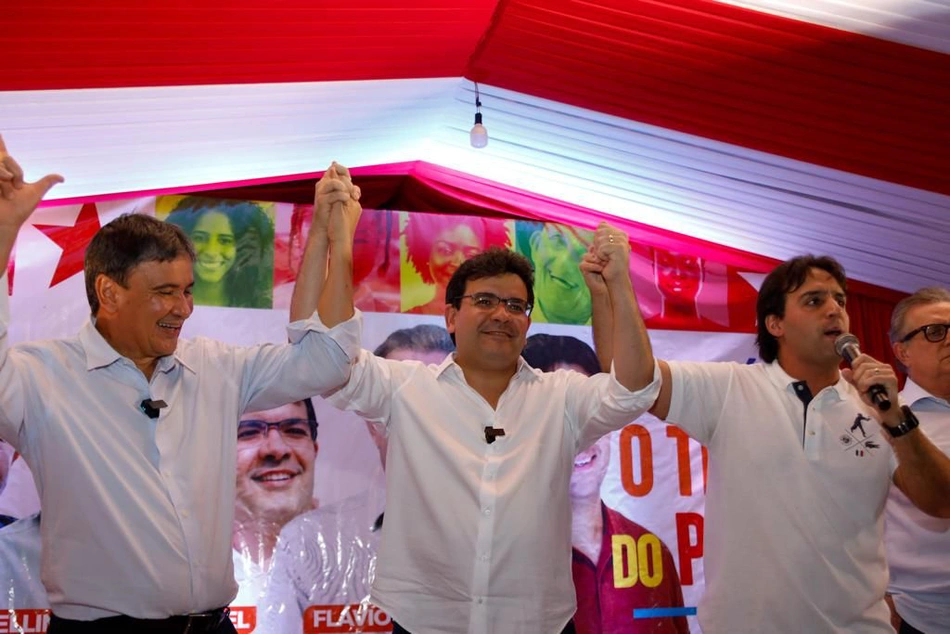 Wellington Dias, Rafael Fonteles e Flávio Nogueira Júnior