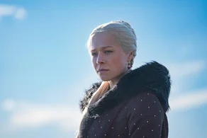 A atriz Emma DArcy interpreta a princesa Rhaenyra Targaryen em House of the Dragon