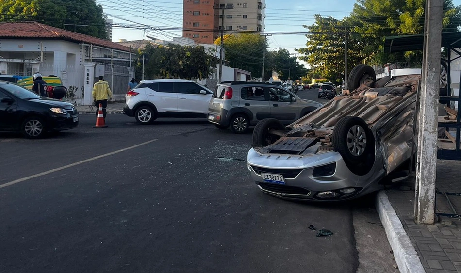 Acidente na Avenida Vilmary em Teresina
