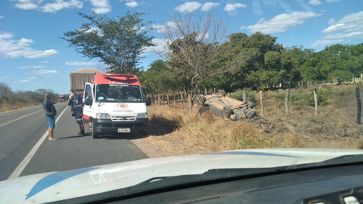 Acidente na BR 135 em Bom Jesus
