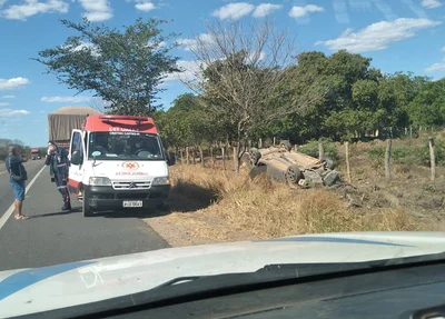 Acidente na BR 135 em Bom Jesus