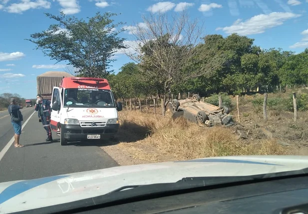 Acidente na BR 135 em Bom Jesus