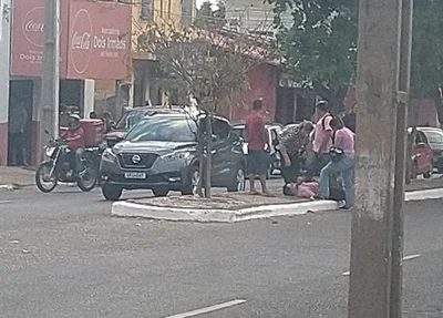 Acidente no bairro Saci