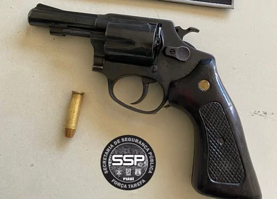 Arma de fogo apreendida na zona leste de Teresina