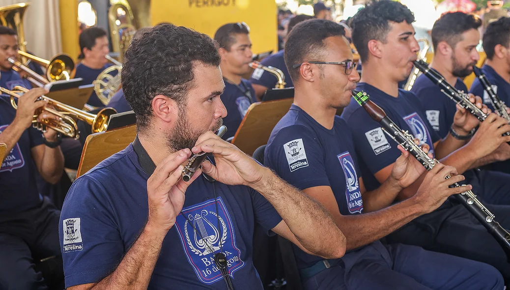 Banda 16 de agosto se apresentou no evento