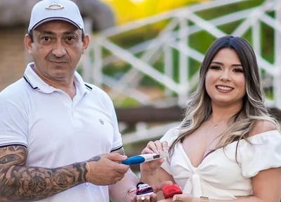 Beto Rêgo e sua esposa