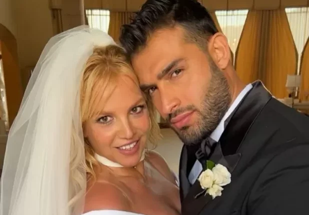 Britney Spears e seu marido Sam Asghari